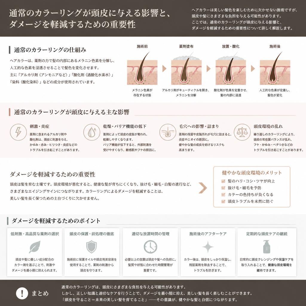 頭皮ダメージの原因とは？